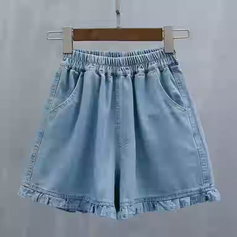 Light Blue Women's Denim Shorts